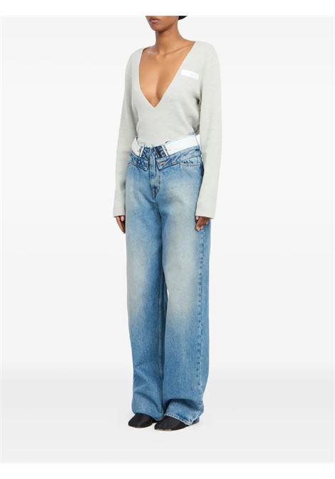 jeans gamba dritta donna blu MAISON MARGIELA | S52LA0271 M30058965